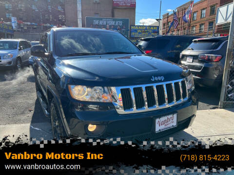 2012 Jeep Grand Cherokee for sale at Vanbro Motors Inc in Staten Island NY