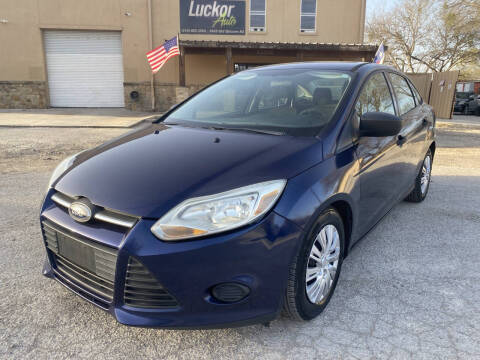 2012 Ford Focus for sale at LUCKOR AUTO in San Antonio TX