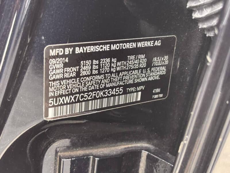 2015 BMW X3 xDrive35i