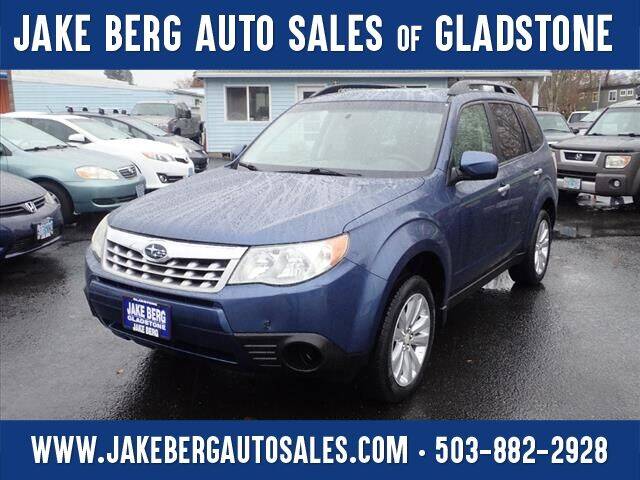 2012 Subaru Forester for sale at Jake Berg Auto Sales in Gladstone OR