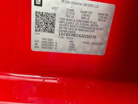 2018 Chevrolet Silverado 1500 LT