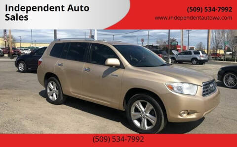 2008 Toyota Highlander for sale at Independent Auto Sales #2 in Spokane WA