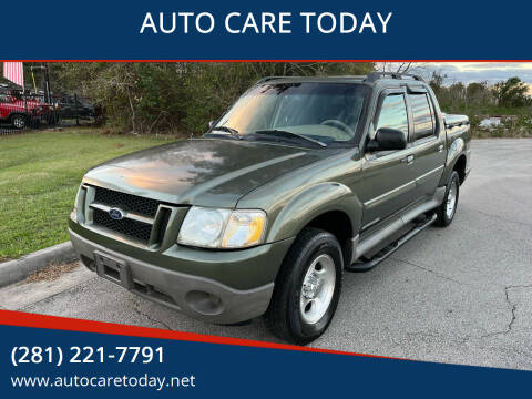 2001 Ford Explorer Sport Trac for sale at AUTO CARE TODAY in Spring TX