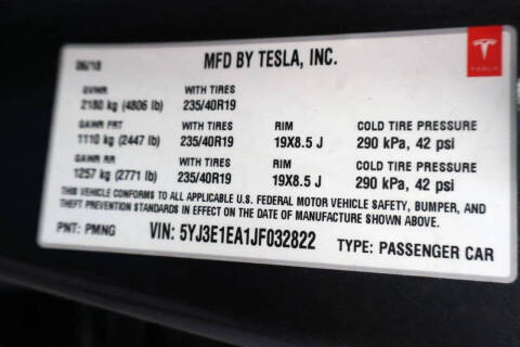 2018 Tesla Model 3