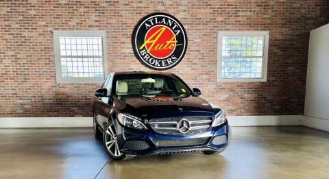 2018 Mercedes-Benz C-Class for sale at Atlanta Auto Brokers in Marietta GA
