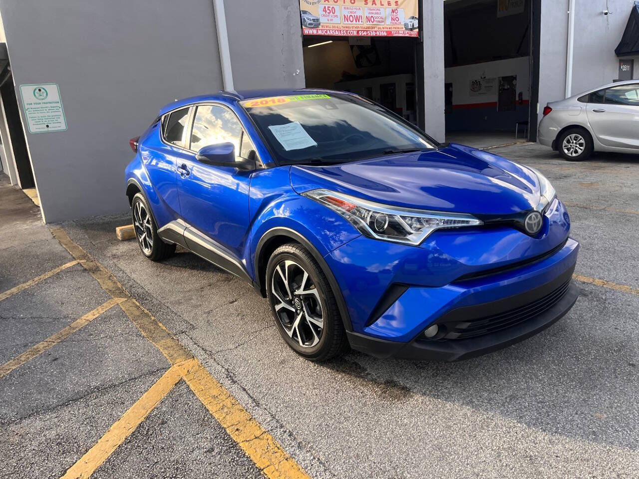 2018 Toyota C-HR for sale at M & J UNITED AUTO SALES in LAUDERDALE LAKES, FL