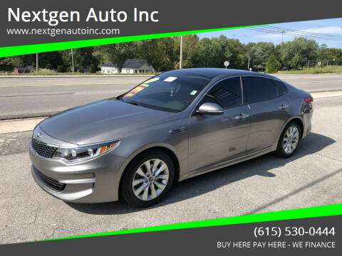 2016 Kia Optima for sale at Nextgen Auto Inc in Smithville TN