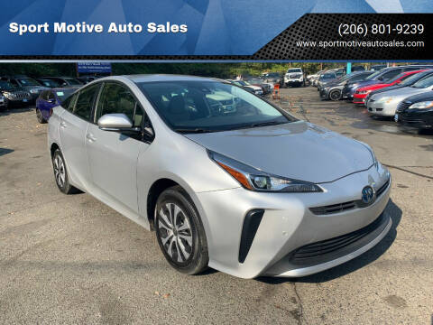 2020 Toyota Prius for sale at Sport Motive Auto Sales in Seattle WA