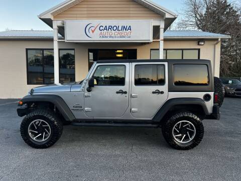 2016 Jeep Wrangler Unlimited for sale at Carolina Auto Credit in Youngsville NC