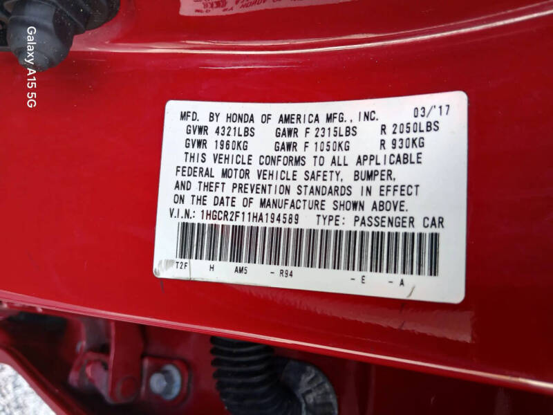 2017 Honda Accord Sport Special Edition