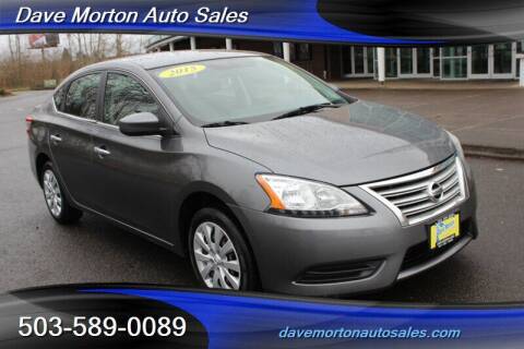 2015 Nissan Sentra for sale at Dave Morton Auto Sales in Salem OR
