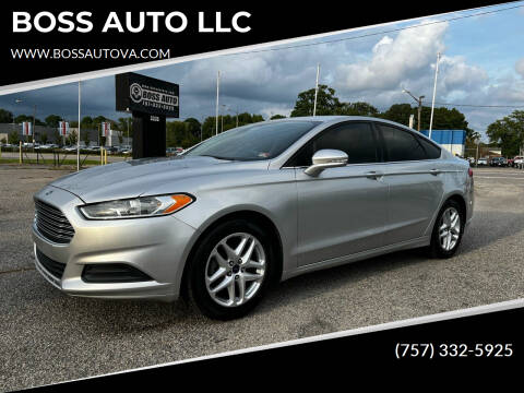 2016 Ford Fusion for sale at BOSS AUTO LLC in Norfolk VA