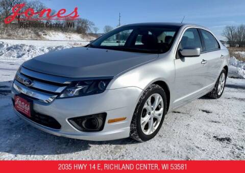 2012 Ford Fusion for sale at Jones Chevrolet Buick Cadillac in Richland Center WI