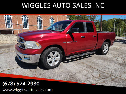 2012 RAM 1500 for sale at WIGGLES AUTO SALES INC in Mableton GA