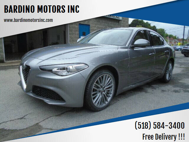 2021 Alfa Romeo Giulia for sale at BARDINO MOTORS INC in Saratoga Springs NY