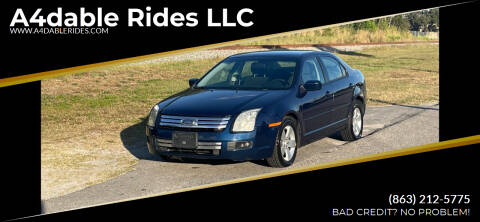 2006 Ford Fusion for sale at A4dable Rides LLC in Haines City FL