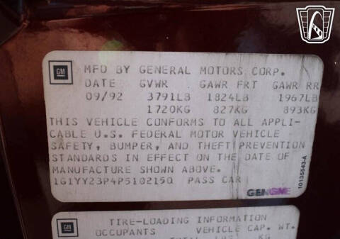 1993 Chevrolet Corvette