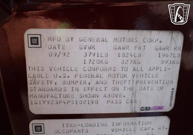 1993 Chevrolet Corvette