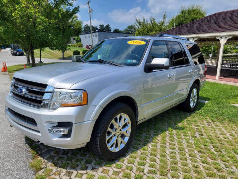 2016 Ford Expedition for sale at CROSSROADS AUTO SALES in West Chester PA