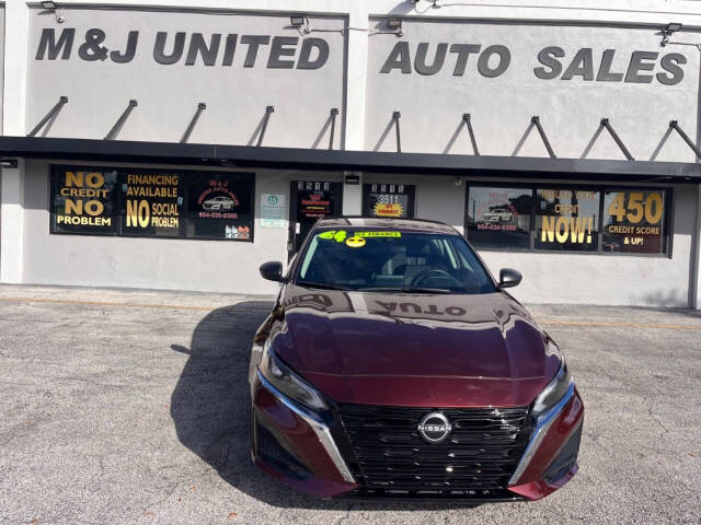 2024 Nissan Altima for sale at M & J UNITED AUTO SALES in LAUDERDALE LAKES, FL