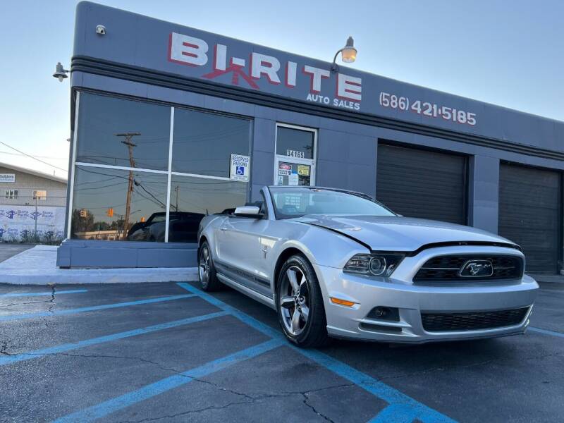 2013 Ford Mustang for sale at Bi-Rite Auto Sales in Clinton Township MI