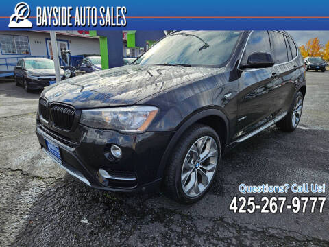 2016 BMW X3 for sale at BAYSIDE AUTO SALES in Everett WA