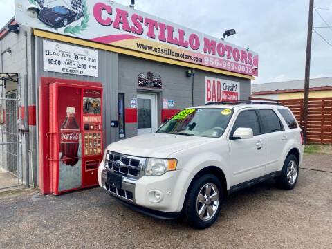2012 Ford Escape for sale at CASTILLO MOTORS in Weslaco TX