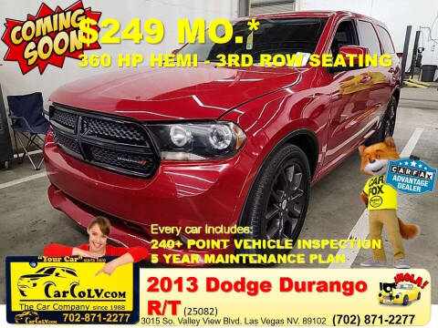 2013 Dodge Durango for sale at The Car Company - 249 monthly payments in Las Vegas NV