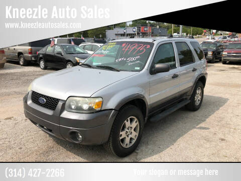 2005 Ford Escape for sale at Kneezle Auto Sales in Saint Louis MO