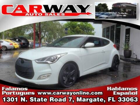 2013 Hyundai Veloster for sale at CARWAY Auto Sales in Margate FL