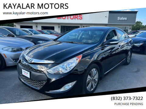 2013 Hyundai Sonata Hybrid for sale at KAYALAR MOTORS in Houston TX