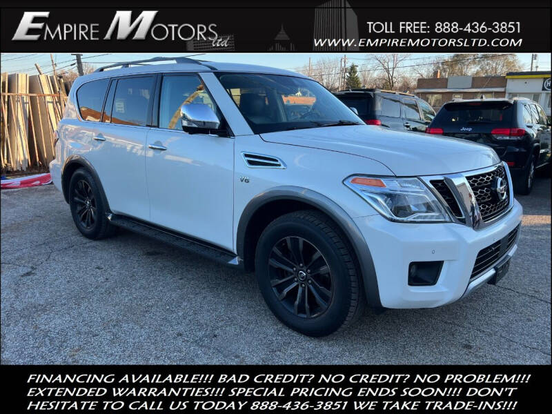 2018 Nissan Armada for sale at Empire Motors LTD in Cleveland OH
