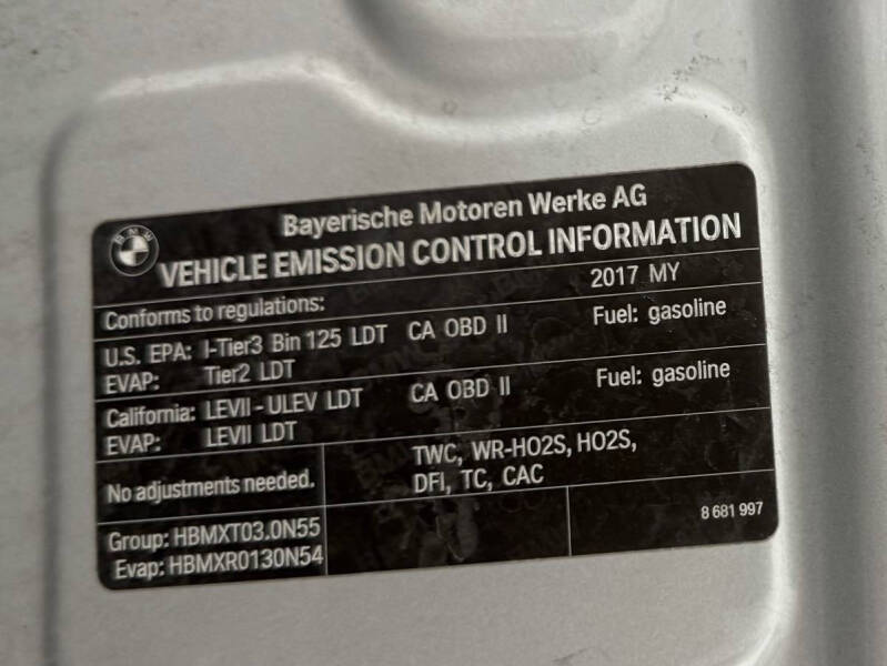 2017 BMW X3 xDrive35i