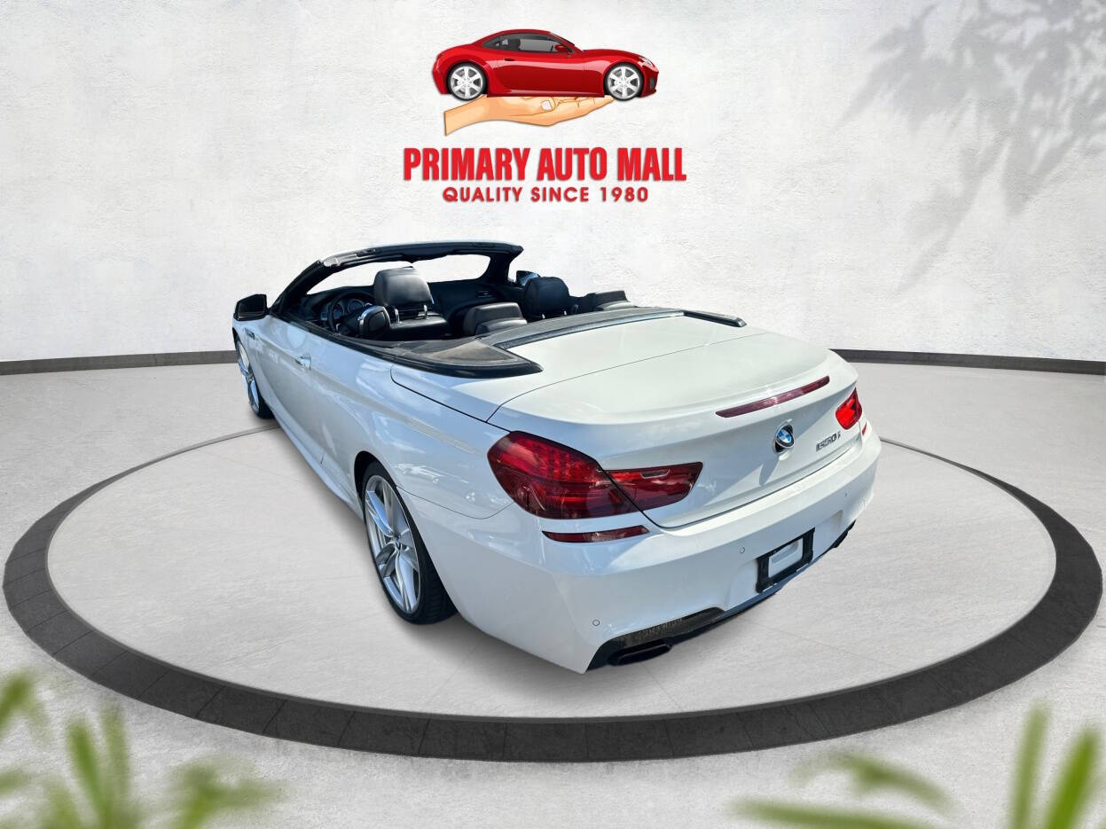 2013 BMW 6 Series for sale at Primary Auto Mall in Fort Myers, FL