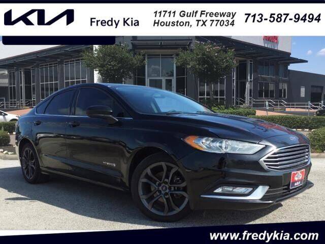 2018 Ford Fusion Hybrid for sale at FREDY KIA USED CARS in Houston TX