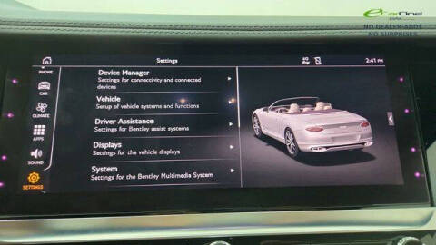 2022 Bentley Continental GTC V8