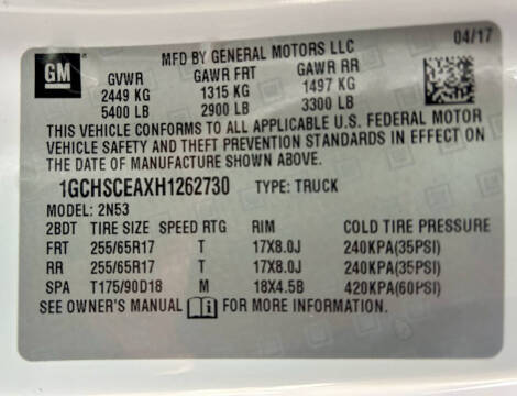 2017 Chevrolet Colorado LT