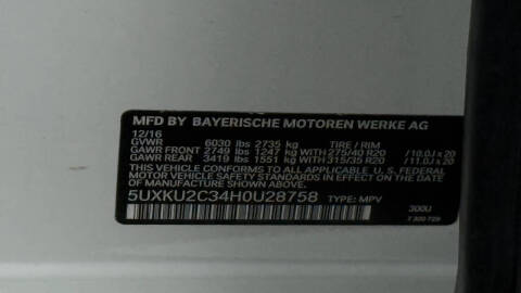 2017 BMW X6 xDrive35i