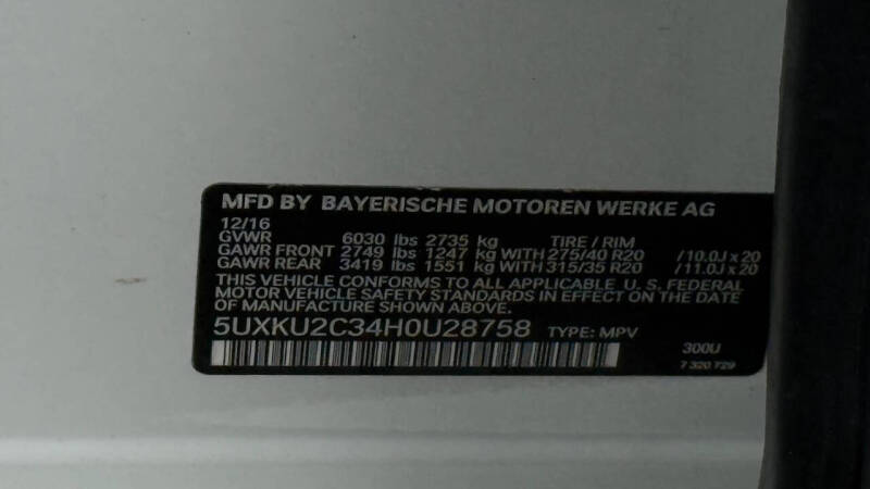 2017 BMW X6 xDrive35i