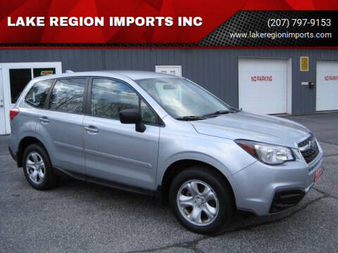 2018 Subaru Forester for sale at LAKE REGION IMPORTS INC in Westbrook ME