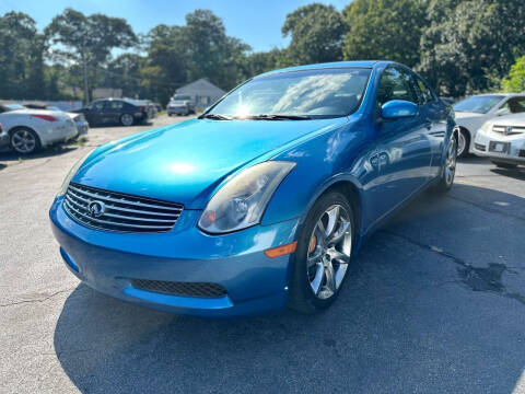 2003 Infiniti G35 for sale at SOUTH SHORE AUTO GALLERY, INC. in Abington MA