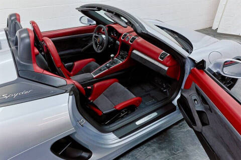 2016 Porsche Boxster Spyder