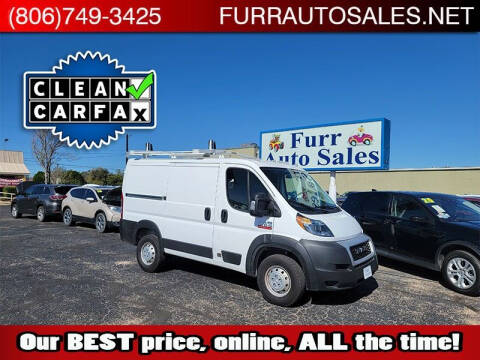2020 RAM ProMaster for sale at FURR AUTO SALES in Lubbock TX