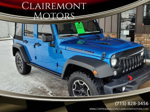 2015 Jeep Wrangler Unlimited for sale at Clairemont Motors in Eau Claire WI