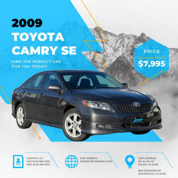 2009 Toyota Camry for sale at Jones Car Company in Salem VA