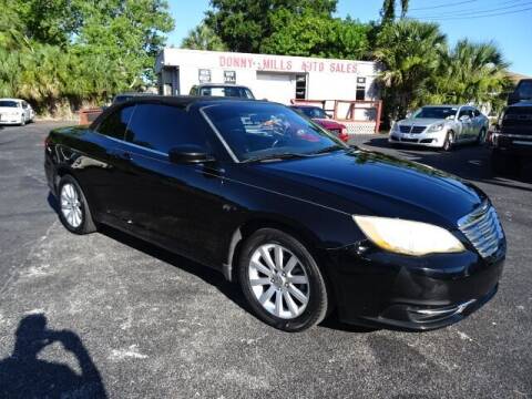 2012 Chrysler 200 Convertible for sale at DONNY MILLS AUTO SALES in Largo FL