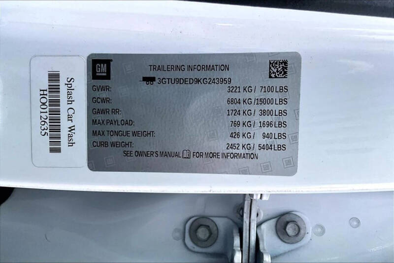 2019 GMC Sierra 1500