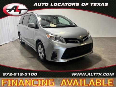 2019 Toyota Sienna for sale at AUTO LOCATORS OF TEXAS in Plano TX