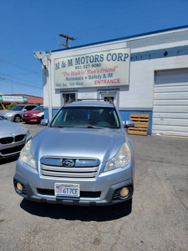 2014 Subaru Outback for sale at M&M Motors in Salt Lake City UT