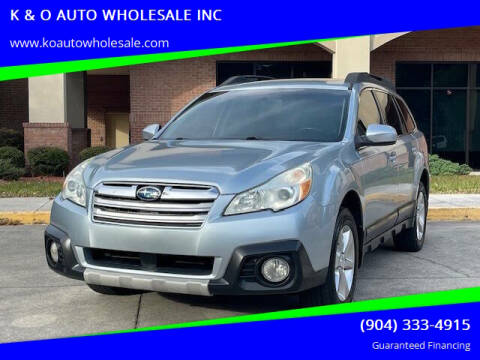 2014 Subaru Outback for sale at K & O AUTO WHOLESALE INC in Jacksonville FL